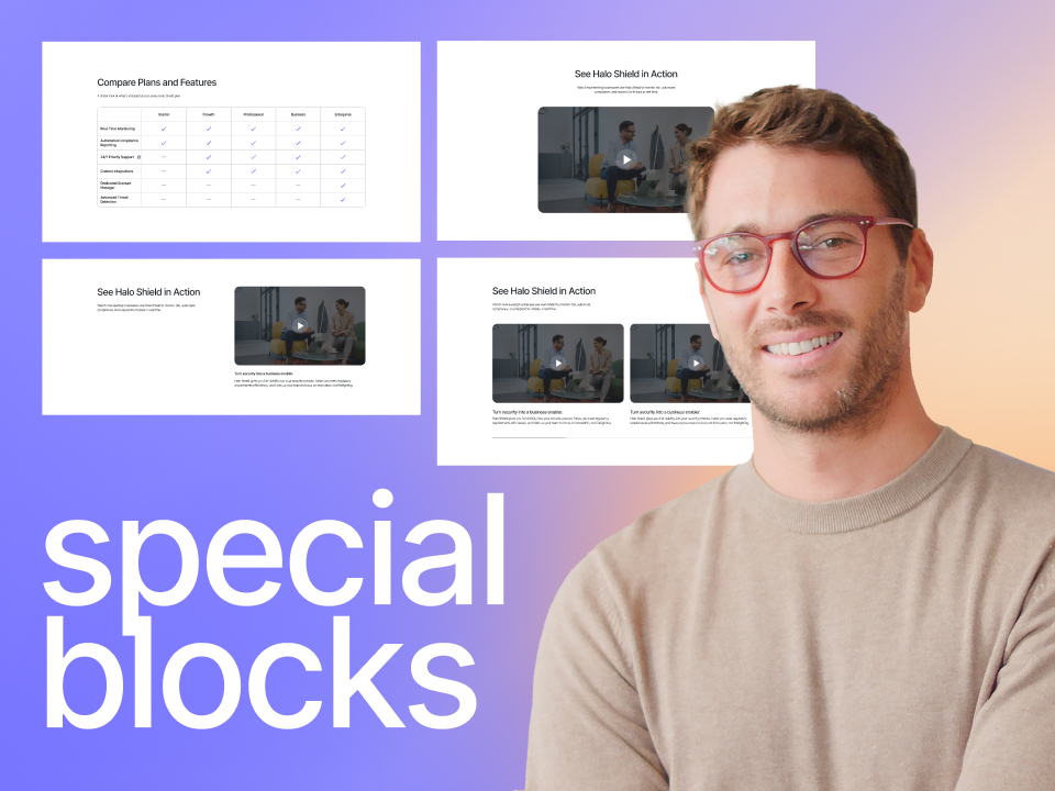 Purpose-Built Blocks for Complex Content